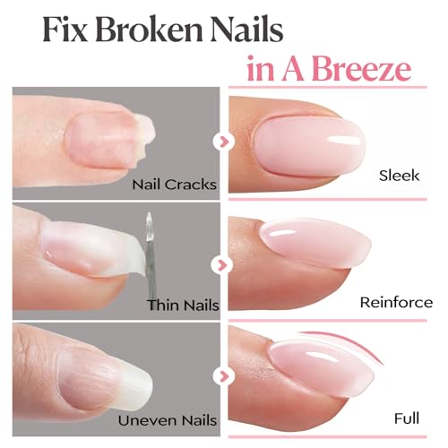 Image of AzureBeauty Nude Pink Builder Gel for Nails 18ml 7-in-1 UV LED Strengthener