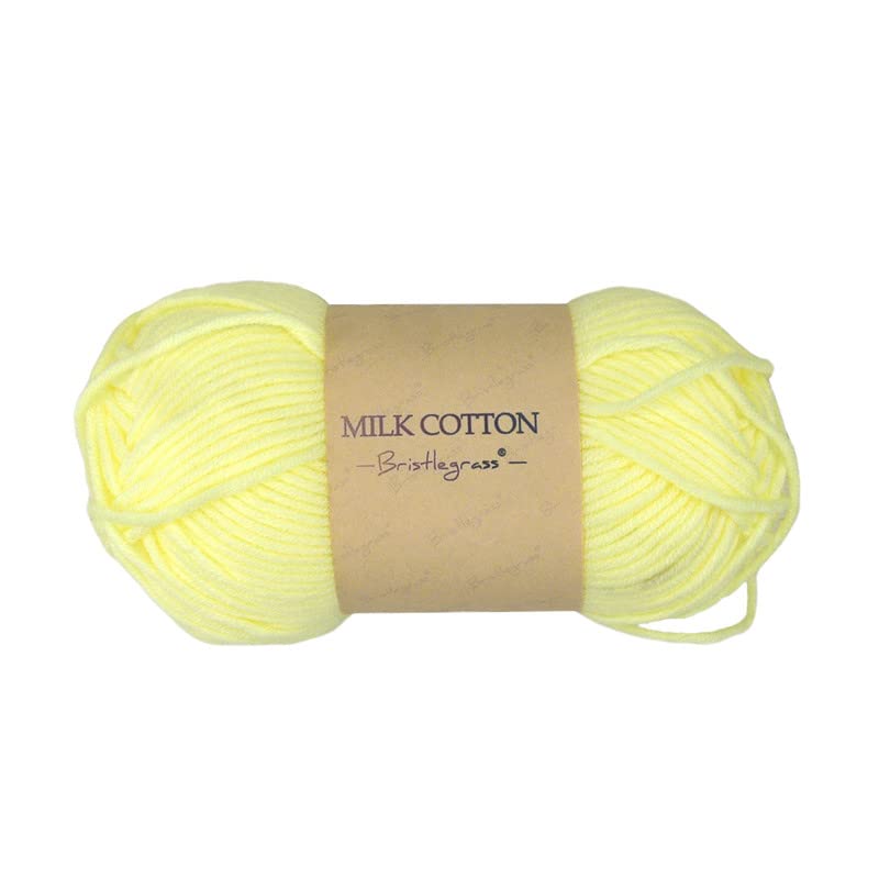Bristlegrass Baby Maize Thick Cotton, Soft, Crochet & Knitting 100% Acrylic Yarn, Thick Yarn for Crocheting 2X1.76 Oz (100G) / 2X115Yrds (210M) — image 1