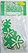 Hanging Car and Home Floral Air Freshener (Pack of 4) (Green)