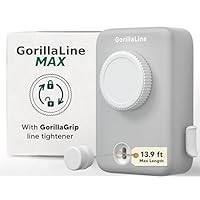 GorillaLine - Retractable Clothesline Indoor Outdoor Clothes Line - Heavy Duty Clothes Drying Laundry Line - Wall Mounted Drying Rack - Air Dry Clothing