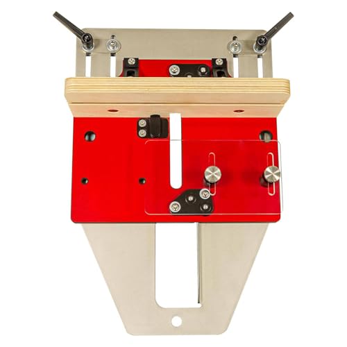 Odorkle Box Joint Jig Router Table Finger Joint Jig with 1/4in 3/8in 1/2in Aluminum Indexing Keys for Woodworking