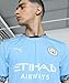 Men’s Manchester City FC 2024/25 Replica Home Soccer Jersey - Team Light Blue - Size: M