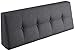 Produktbild sunnypillow Palettenkissen Palettenauflage Palettenpolster Palettensofa Sitzkissen Rückenlehne gesteppt Rückenkissen 120x40x20/10cm Grey