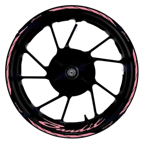 Autocollant de roue moto anti-rayures bande de jante course pour Bandit