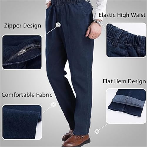 Cooliflex Jeans, Gentsflex - Flexible Waist Straight Fit Comfort Denim, Mens Elastic Waist Jeans Relaxed Fits2