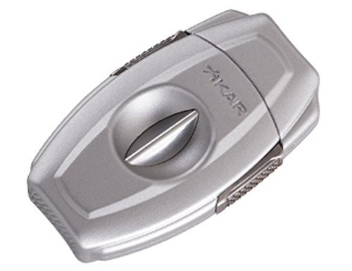 Xikar VX2 Couper V-Coupe-Cigare 70 Gauge Anneau Argent Cover