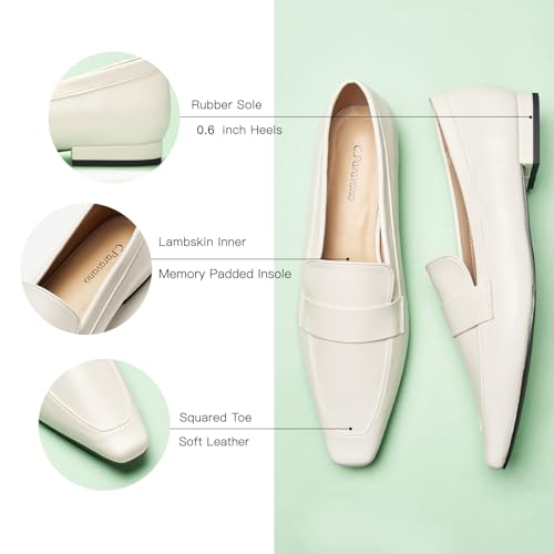 Image of C.Paravano Women's Loafer Flat | Loafers for Women | Slip-on Flats Shoes | Business Casual Shoe | Slip-on Penny Loafers for Women