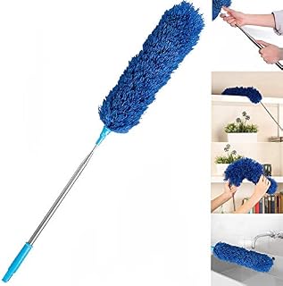HEOATH Microfiber Extendable Duster, Extra Long 100 inches, Non-Scratch, Bendable, Washable, Hypoallergenic Feather