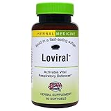 Herbs, Etc. Loviral - Lung Health Supplement for Respiratory Defense & Support - Herbal Supplement with Lomatium, Pelargonium & OSHA - Gluten-Free - 60 Softgels (60 Servings)