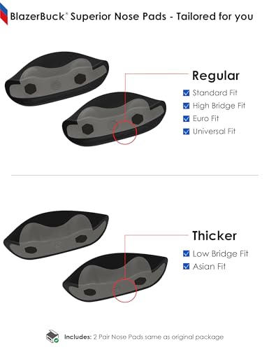 Image of BLAZERBUCK Replacement Nose Pads for Oakley Straight Jacket 2007 Sunglass