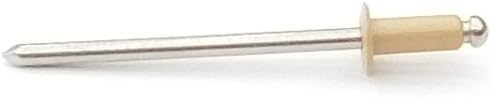 EAGLE 1: Stainless steel Rivets 1/8" x 1/4" (#43) (250, Sahara Tan)