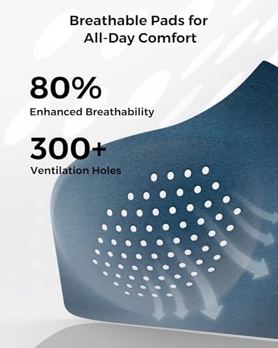 Image of Momcozy Hands-Free Pumping Bra, Breathable Tencel Fabric Breast Pump Bra | Stable hands-free pumping with 300+ air holes for 80% more breathability and eco-friendly plant fibers for all-day support
