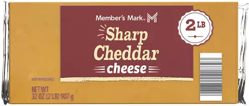 Sharp Cheddar Cheese Block 2 lbs.