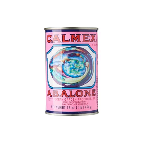 Calmex Mexico Wild Abalone 454g [1 Whole Piece with trimming] Drained weight: 255g [New batch expiry year 2030]