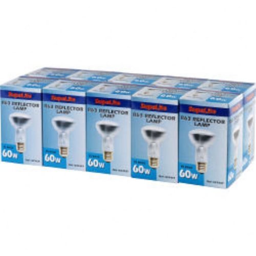 Supalite Warm White 60W R63 Es Reflector Flood Lamp - Boxed 10