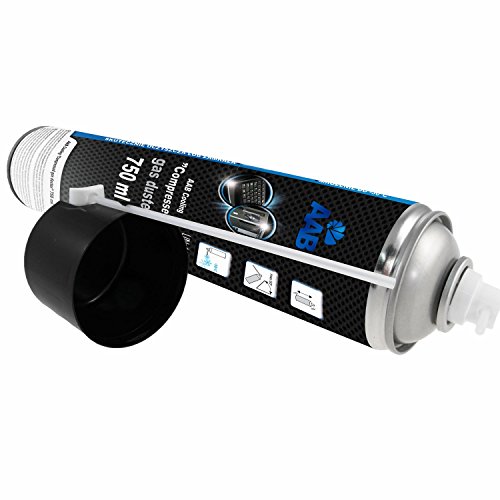 AAB Compressed Gas Duster 750ml Compressed Air for Cleaning Computer
