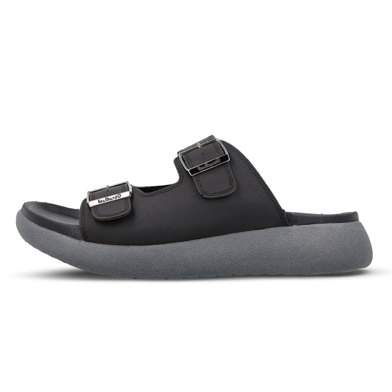 Image of WALKAROO Men's Fashion Slide Sandal with Cushion Sole and Lightweight - WC4487