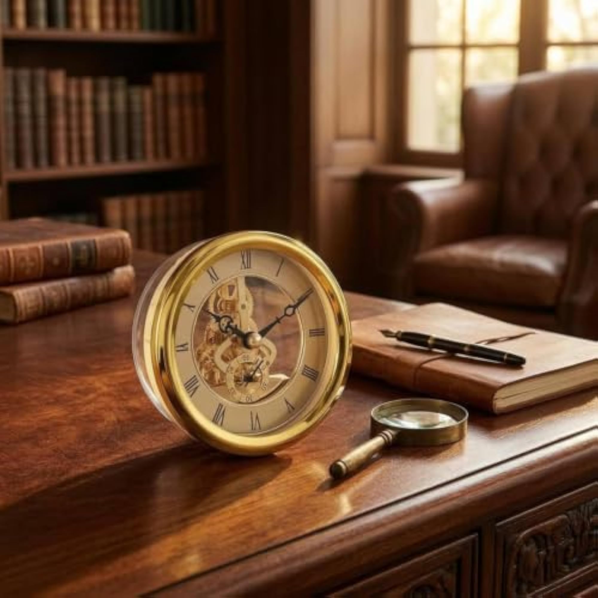 Round Clock Insert Mechanical Gears, Clock Face Insert