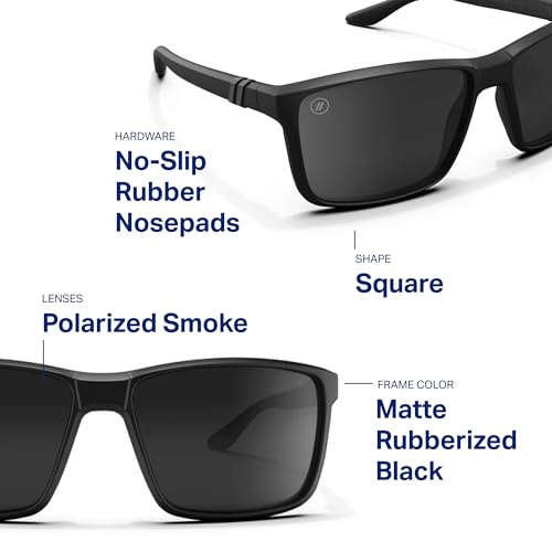Image of Blenders Eyewear Mesa - Polarized Sunglasses - Modern Wraparound Frames - 100% UV Protection - For Men & Women