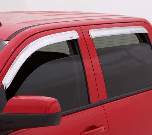 Auto Ventshade [AVS] Outside Mount Ventvisor | 2015 - 2020 Cadillac Escalade/Chevrolet Tahoe/GMC Yukon- Chrome, 4 pc | 684531
