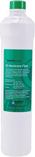 Watts Premier WP105331 RO Cartucho de repuesto de filtro de agua para sistema de filtración de ósmosis inversa pura, verde, 1 paquete