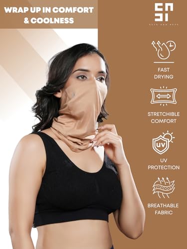 Image of Viscose Lycra Head Bandana for Men & Women | Odour-free & Breathable | Durable & Multipurpose Bandana for men biking
