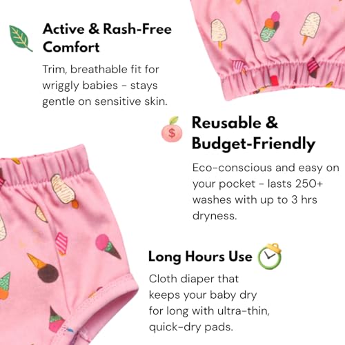 Image of SoftPadded Toddler Training Underwear | 18-36M | 6PCS | Training Pants | Mixed Colours | Soft Cotton Leakproof Potty Training Underwear | Breathable Washable Pants for Toddlers