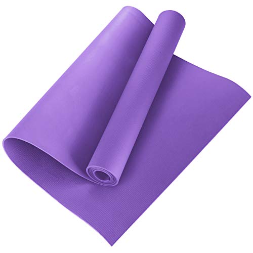 Camidy Yoga Mat EVA Non-Slip Durable Fitness Pad Workout Exercise Gym Pilates Meditation Accessory Tool