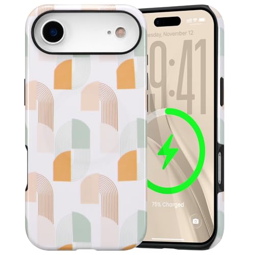 Coque iPhone 17 Air Magsafe jaune aimantée protection élégante femme