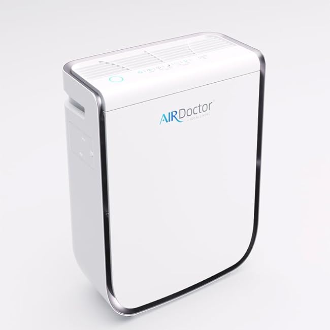 AIRDOCTOR AD2000 Air Purifier for Small & Medium Rooms and Small Bedrooms. 3 Stage Filtration with Pre-Filter, UltraHEPA, Carbon/VOC (AirDoctor 2000)