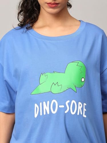 Image of The Mom Store Mom T-Shirt | Cotton | Pre and Post Pregnancy | Quirky Statements | Comfortable | Oversized