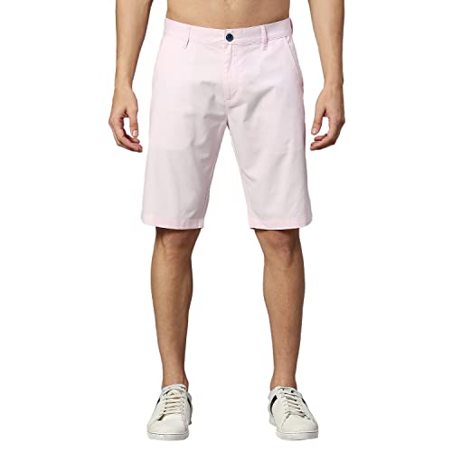 Image of Thomas Scott Men's | 100% Cotton | Solid | Above Knee | Button Closure | Chino | Casual Shorts for Men
