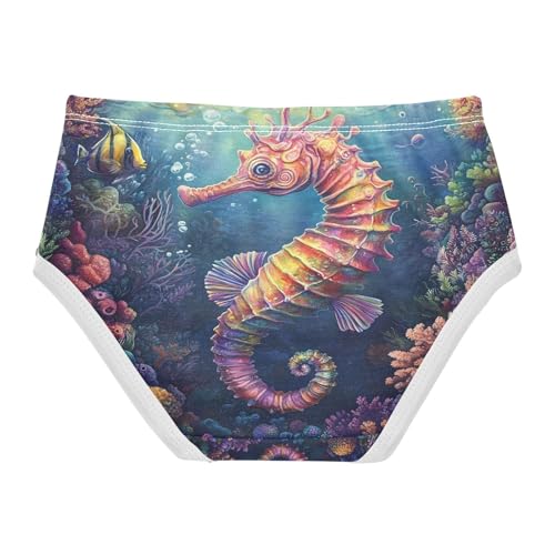Olorful Seahorse Underwater Toddler Girls's Underwear 2T 202b87282