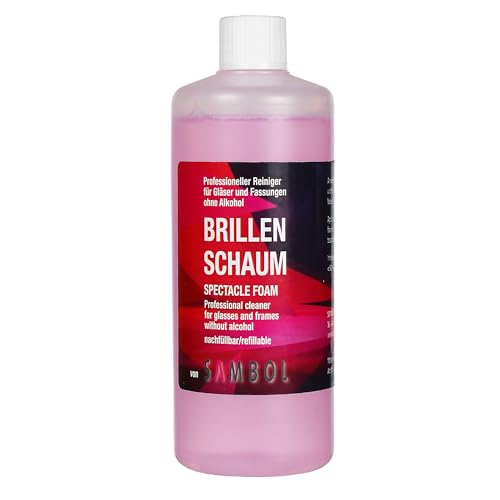 Limpiador de gafas de espuma de limpieza (200 ml) sin alcohol, sin rayas, para limpieza suave y profesional de gafas, pantallas, monitores y viseras