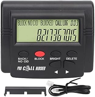 Call Blocker, Landline Phone Call Blocker with LCD Display, Caller ID Box Block 4000 Numbers, Block Unwanted Phone Calls At a Touch of a Button, Block Scammers, Election Calls