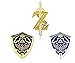 Classic Fantasy Game Shield Metal Enamel Pin Set of 3