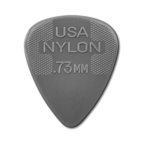 DUNLOP Nylon Standard 0,73 mm grau, 24er Pack Plektren (44F073)