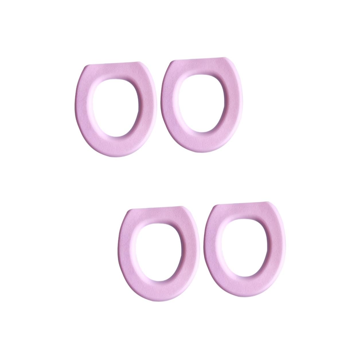 Garneck 2sets Potty Seat for Toilet O-Shaped Seat Pad Standard Toilets Soft and Use Pink 2pcs*2