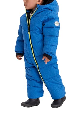 Foto von Killtec Kinder Skioverall Karter Mini - Schneeanzug mit Kapuze - 10.000 mm Wassersäule - Skianzug für Mädchen und Jungen, royal, 110/116, 34238-000