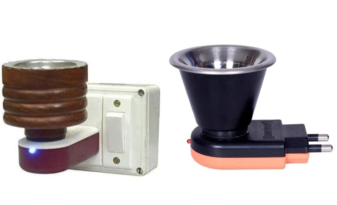 Revwd Kapoor Dani | Kapoor Diffuser for Home | Camphor Diffuser for Home Fragrance | Essential Oil Diffuser | Camphor Diffuser Electric | Aroma Diffuser | High Coverage(Combo(1 Wooden + 1 Steel)) (B09XMJYXVL) Amazon Price History, Amazon Price Tracker