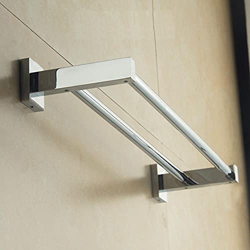 Étagère de serviette double poteau auto-adhésive cuivre salle de bain