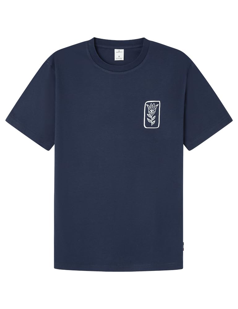 SPRINGFIELD Men's T-Shirt, Navy Blue, M
