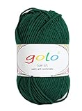 golo Acrylic Yarn 50g Blanket Yarn Acrylic Yarn for Crocheting (50g-1, Dark Green-70)