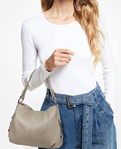 Image of YALUXE Women's Real Leather Shoulder Bags Hobo Handbag Purse Crossbody Bag