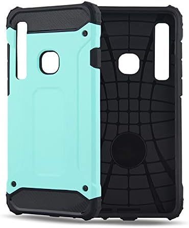 Samsung Galaxy A9 2018 Case, Tianyd Armor [Heavy Duty] Four Corner Buffer Dust Proof Shock Resistant Full Body Rugged Cover for Samsung Galaxy A9 2018 (Light Green)