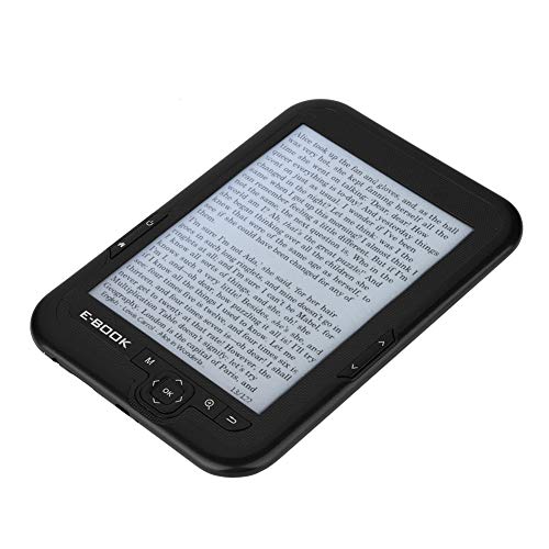 Heayzoki Lettore E-Book,E-Reader E‑Ink da 6 Pollici,Risoluzione 1024 X 768 Display 300 DPI Copertura Blu 16GB 8GB 4GB(Nero)