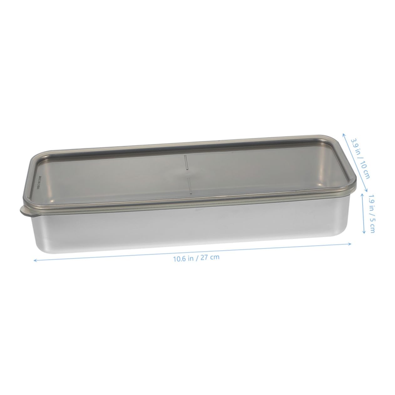 2 pezzi Scatole Refrigeranti in Acciaio 304 con Coperchio Ermetico Contenitori Alimentari Sigillati per Frigo Grande Capacità Salva Freschezza e Organizzazione Cucina