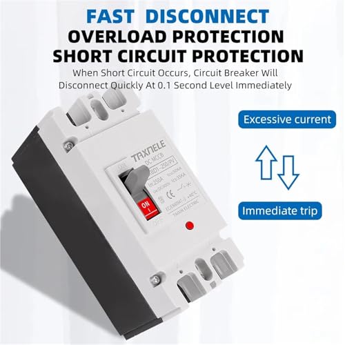 Disjoncteur CC 160A pour protection solaire et batterie