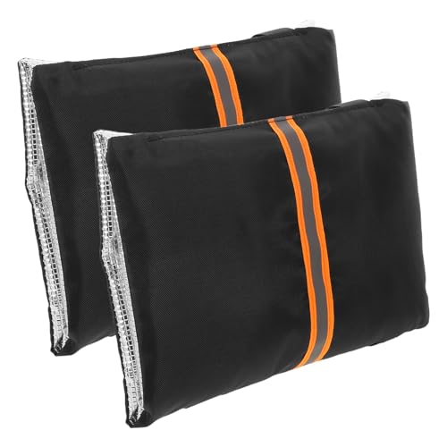 Lurrose 2 Fundas Aislantes para Grifos Exteriores Cubierta Anticongelante de Tela Oxford y Gruesa Protección Térmica Reforzada para Jardín Invierno