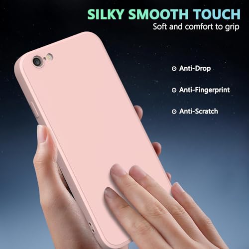 Image of for iPhone 6S Case Pink, Scratch Resistant with Soft Touch, Slim Thin Phone Cover for iPhone 6 4.7 inch